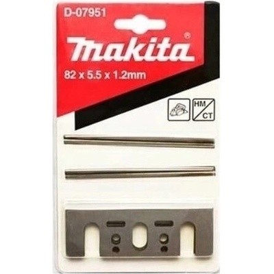 Makita D-07951 Obojstranný nôž s doštičkou HM (82 x 5,5 mm) (pár)