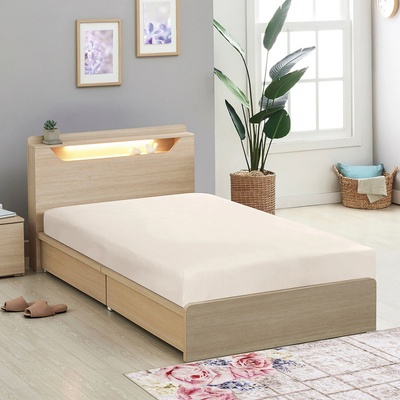 Bellatex napínací plátěné prostěradlo s gumou bilá káva 90x200
