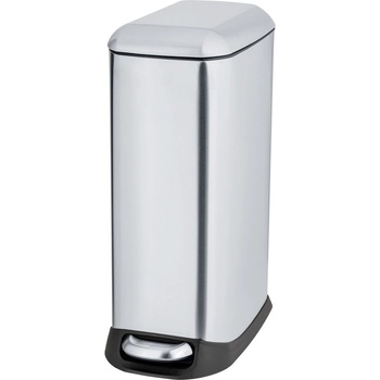 WENKO Кошче за боклук с педал от неръждаема стомана в сребрист цвят 12 l Design - Wenko (54926100)