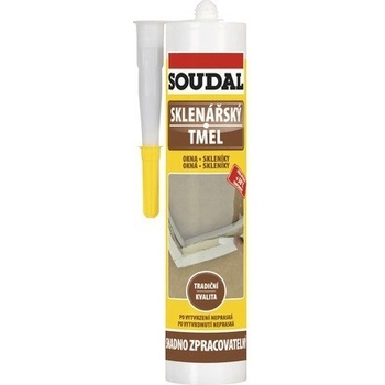 SOUDAL sklenářský tmel 600g