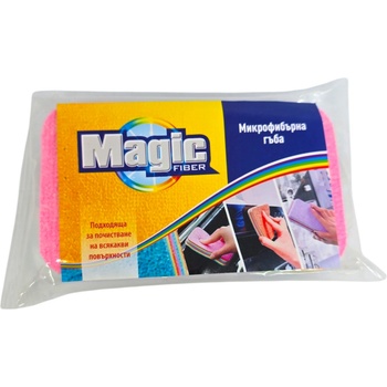 Magic fiber микрофибърна гъба, 3 броя