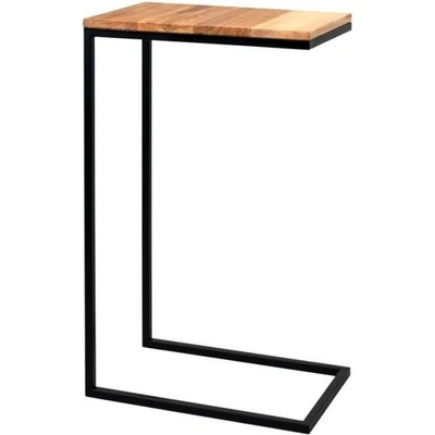 YLD Odkládací stolek 25 x 40 x 60 cm, kov + dřevo – Zboží Mobilmania