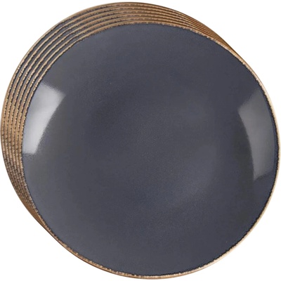 Orion Súprava keramických dezertných tanierov Glaze sivá 20,5 cm 6 ks