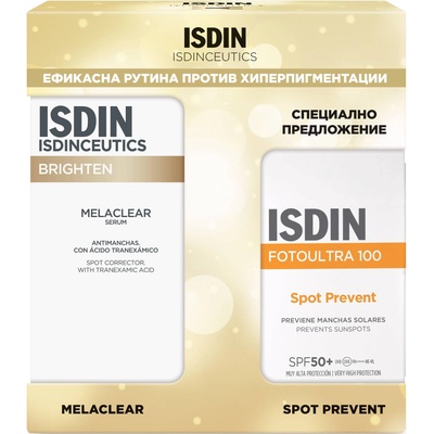 ISDIN Комплект - Серум Isdinceutics и Слънцезащитен флуид FotoUltra, 30 + 50 ml
