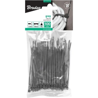 Bradas 2.5x100mm BR-TS1125100GY 100ks