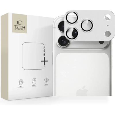 Tech-Protect CAMFULL FIT+ покритие за камера iPhone 17 Pro Max сребърно (5906302335558)