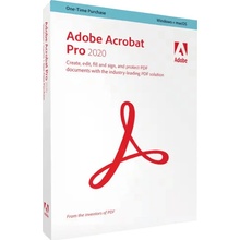 Adobe Acrobat Pro 2020 Windows 1 používateľ doživotná licencia