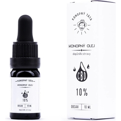 Konopný Táta CBD konopný olej 10% 10 ml