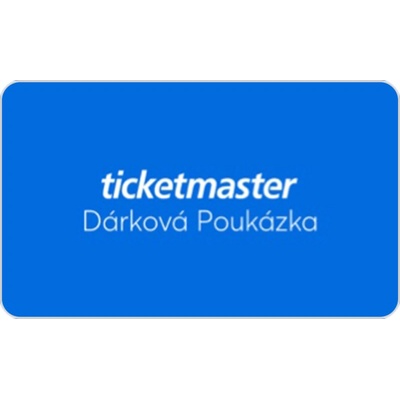 Ticketmaster dárková karta (cashback 5 %) 500 Kč