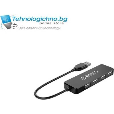 ORICO 4 PORTS Orico USB 2.0 HUB хъб FL01 Black (FL01-BK-BP)