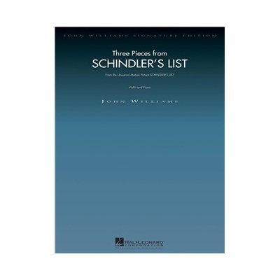 John Williams Three Pieces From Schindlers List housle a klavír