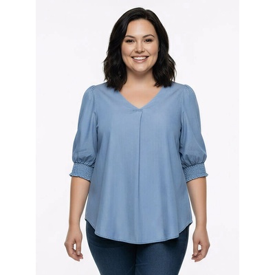 Nikita Geisha Top lyocell denim