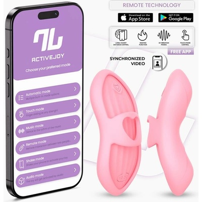 InToYou App Series Laia Heated Finger Vibrator with App Pink