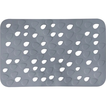 SPIRELLA ПОСТЕЛКА DROPS PVC ЗА ДУШ ЗОНА 53x35 СИВ (40.07565)