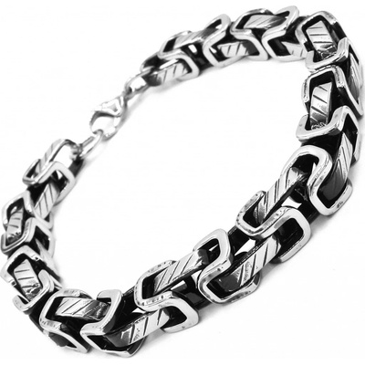 Steel Jewelry náramek PÁNSKÝ MASIVNÍ Chirurgická ocel NR090283