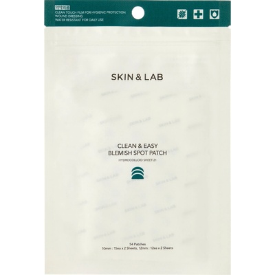 Skin&Lab Clean & Easy Blemish Spot Patch Náplasti nad nedokonalosti 54 ks