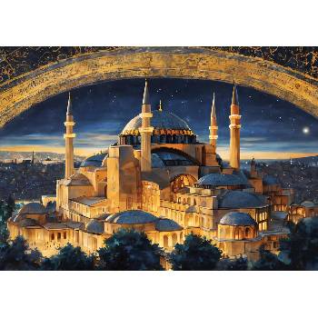 Image 1 of Art Puzzle - Puzzle Hagia Sophia, Istanbul - 1 000 piese