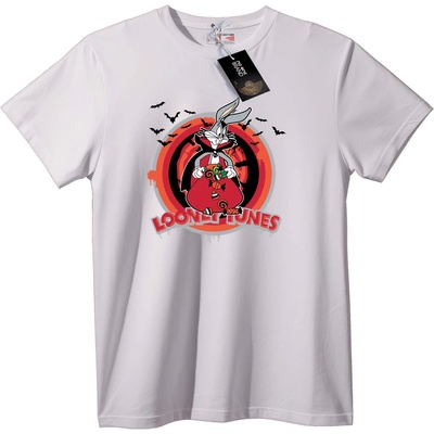 NOONEBRAND Тениска Looney Tunes Вампир Заек Бъгс - L, Black