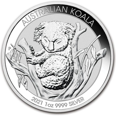 Perth Mint Strieborná minca Koala 2021 1 oz