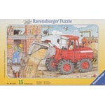 Ravensburger Verlag Ravensburger Kinderpuzzle - 06359 Mein Bagger - Rahmenpuzzle für Kinder ab 3 Jahren, mit 15 Teilen | Wolfgang Metzger