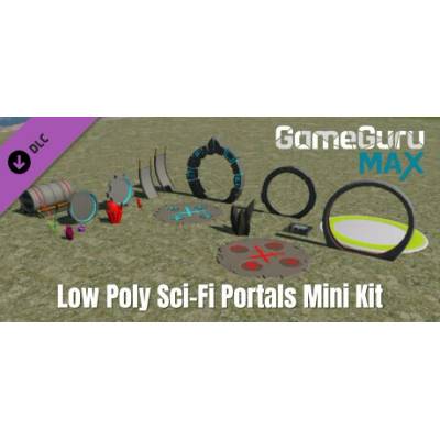 The Game Creators GameGuru MAX Low Poly Sci-Fi Portals Mini Kit (PC)