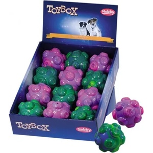 NOBBY Играчка tpr балон топка лилава - зелена, 7 см nobby Германия 61536
