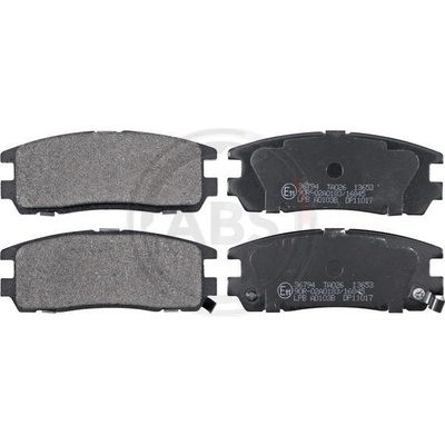 Sada brzdových platničiek kotúčovej brzdy A.B.S. 36766