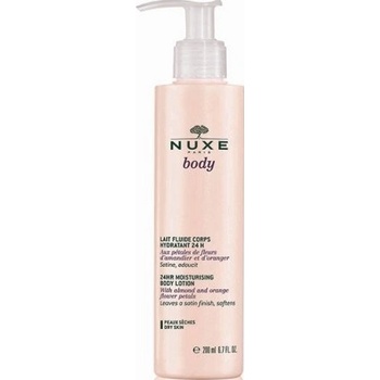 Nuxe Body telové mlieko hydratačné pre suchú pokožku 24hr Moisturizing 200 ml