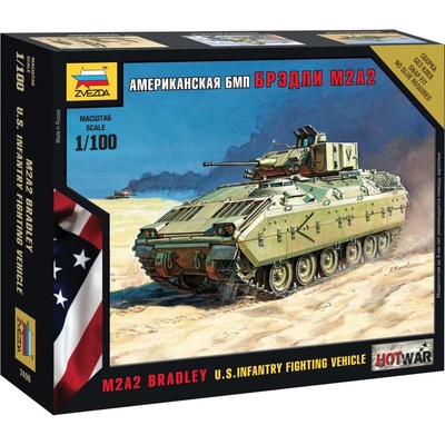 Zvezda bojové vozidlo pěchoty M2 Bradley Wargames HW 7406 1:100