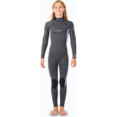 Dětský Rip Curl Dawn Patrol Back Zip 4/3mm GB Jr charcoal grey
