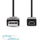 Nedis CCGB60300BK20 USB 2.0, A Zástrčka - Mini 5-Pin Zástrčka, 2m, černý