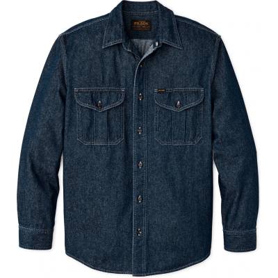 Filson Мъжка риза с копчета Filson Denim Guide Shirt - Rinse Indigo (033-2733-0411)