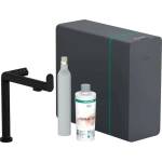 Hansgrohe Комплект за смесител Hansgrohe Aquittura Select M91 SodaSystem240 матово черен с 1 струя 76810000 (76810000)