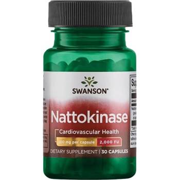 Image 1 of Swanson Nattokinase 2, 000 Fibrinolytic Units 100 mg [30 капсули]