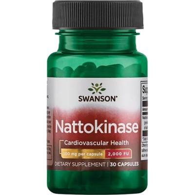 Swanson Nattokinase 2, 000 Fibrinolytic Units 100 mg [30 капсули]