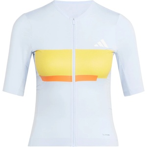 adidas Дамска фланелка с къс ръкав за колоездене adidas Women's Tempo Jersey Neo Cycling jersey - Crystal Sky - размер XL (156-2922-0116)