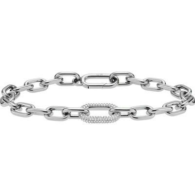 Daniel Wellington Luxusní ocelový náramek s krystaly Crystal Link DW00400608 19,5 cm