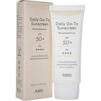 Purito Daily Go-To Sunscreen SPF50+/PA++++ lehký krém s ochranným faktorem 60 ml