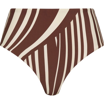 Seafolly Дамско бикини долнище Seafolly Women's Coastline High Waisted Pant Bikini bottom - Cocoa - размер 38 (EU) (150-5722-0314)