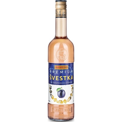 R. Jelínek Švestka Premium 38% 0,5 l (holá láhev)