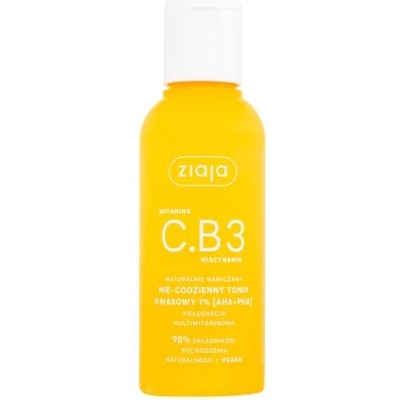 Ziaja Vitamin C. B3 Niacinamide Tonic 1% [AHA+PHA] ексфолиращ витаминен тоник 120 ml за жени