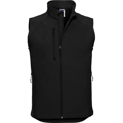 Russell Athletic 141m / Мъжки трислоен софтшел елек - черен m (10141m00202)