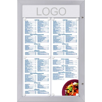 A-Z Reklama CZ Menu Board SCZ venkovní vitrína pro prospekty 4 x A4 – Zboží Živě