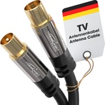 KabelDirekt - 4K antenna cable (coax) - 20m - male to female - 392