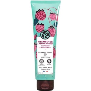 Yves Rocher Bain Nature Ексфолиант за тяло, малина и мента, 150 ml - ozone