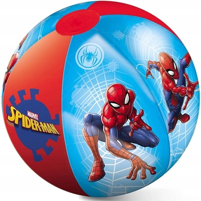 Mondo Nafukovací plážový míč SPIDERMAN 50 cm červená modrá