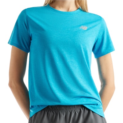 New Balance Дамска тениска New Balance Women's Athletics S/S Running shirt - Blue II (916-1222-1212)