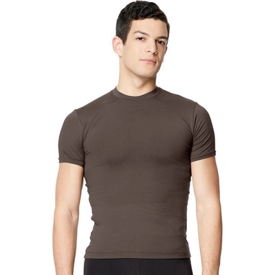 Lulli pánské tričko LUB309B tmavě hnědá