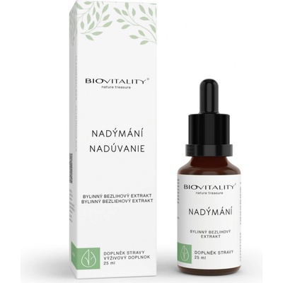 Biovitality Nadýmání bezlihová tinktura 25 ml