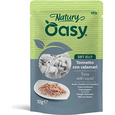 Oasy Natury Soft Jelly tuniak s kalamármi 70 g